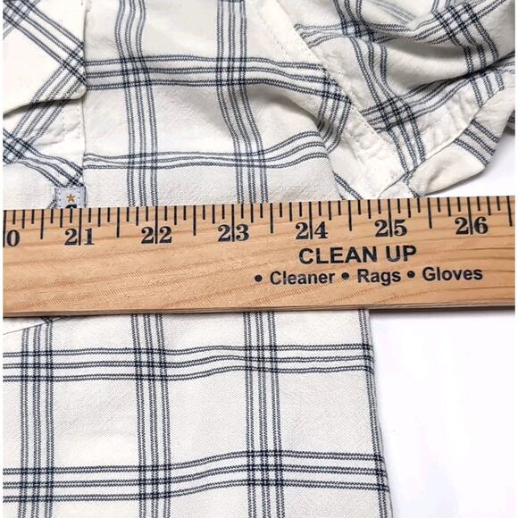 Cinch Pearl Snap Western Shirt Classic Cowboy Collection Mens Size L White Blue - Picture 11 of 16